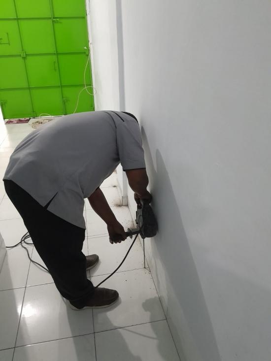  pengeboran lantai lt 1